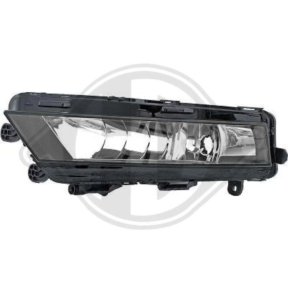DIEDERICHS Tågelygte 7832289 H8 venstre for SKODA