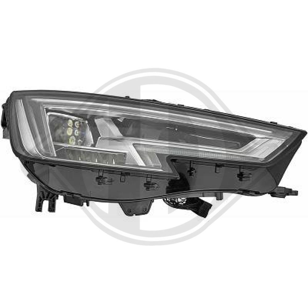 DIEDERICHS Forlygte 1020084 LED højre for AUDI