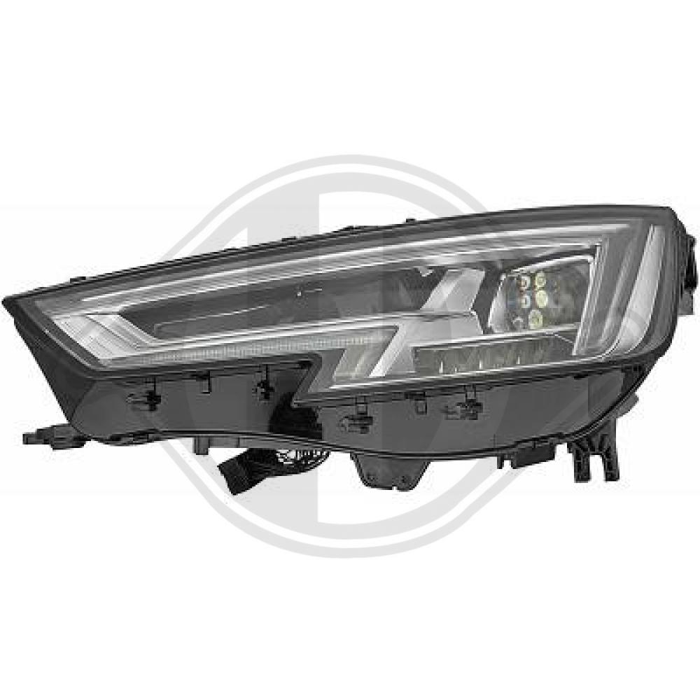 DIEDERICHS Forlygte 1020085 LED venstre for AUDI