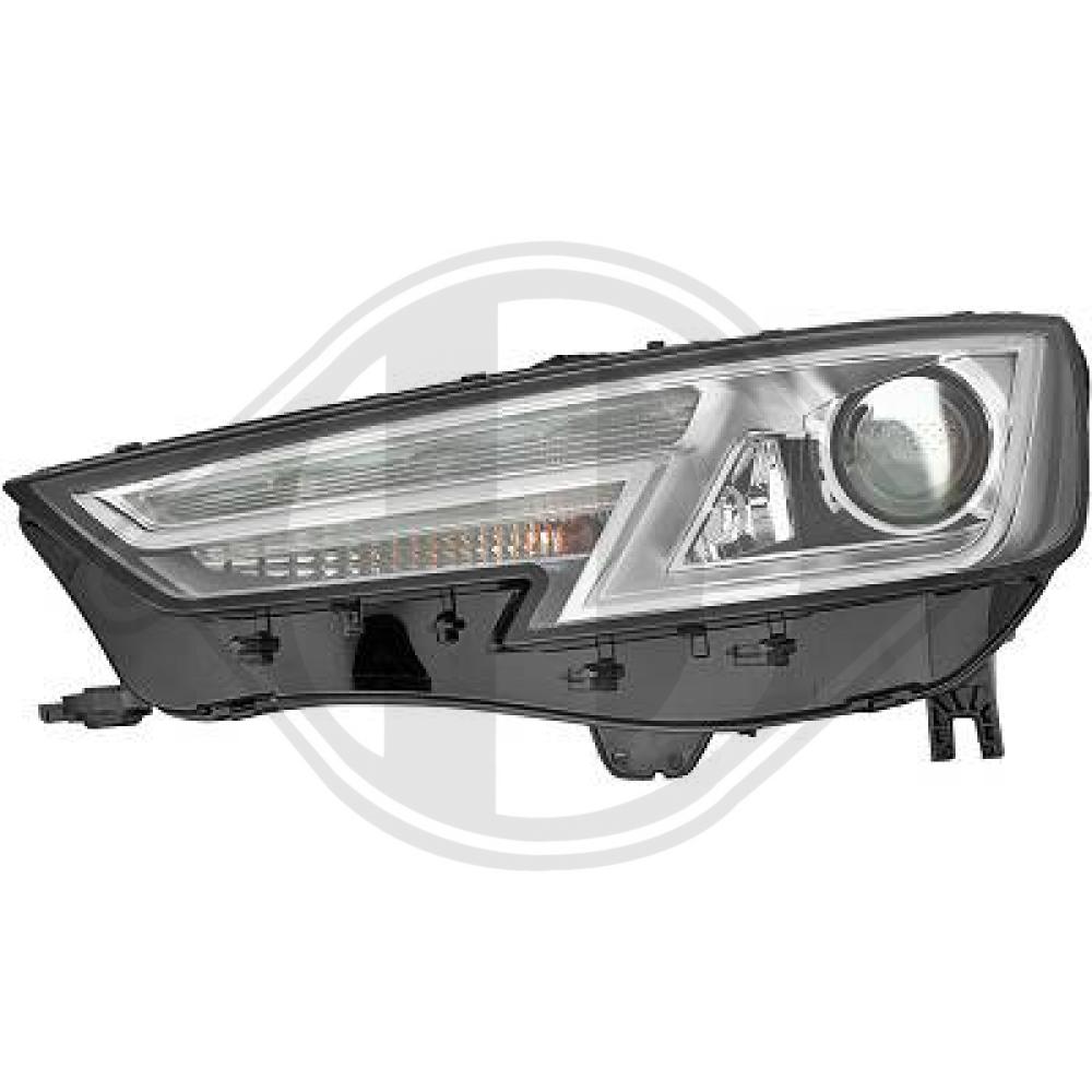 DIEDERICHS Forlygte 1020981 PWY24W venstre for AUDI