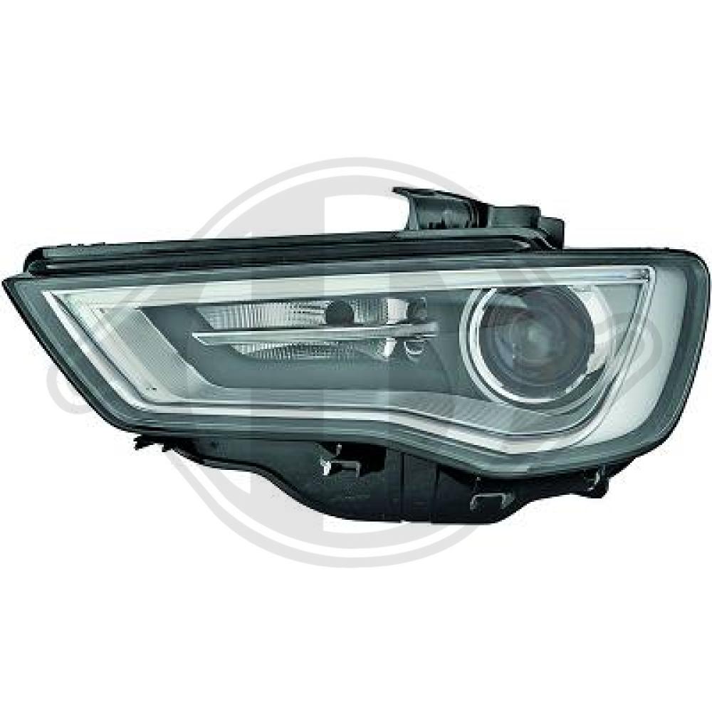 DIEDERICHS Forlygte 1033983 D3S (gasudladningspærer) venstre for AUDI