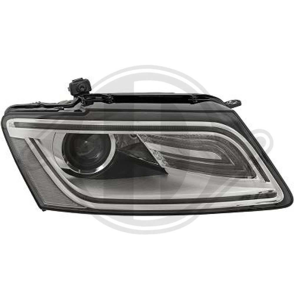DIEDERICHS Forlygte 1075186 PSY24W højre for AUDI