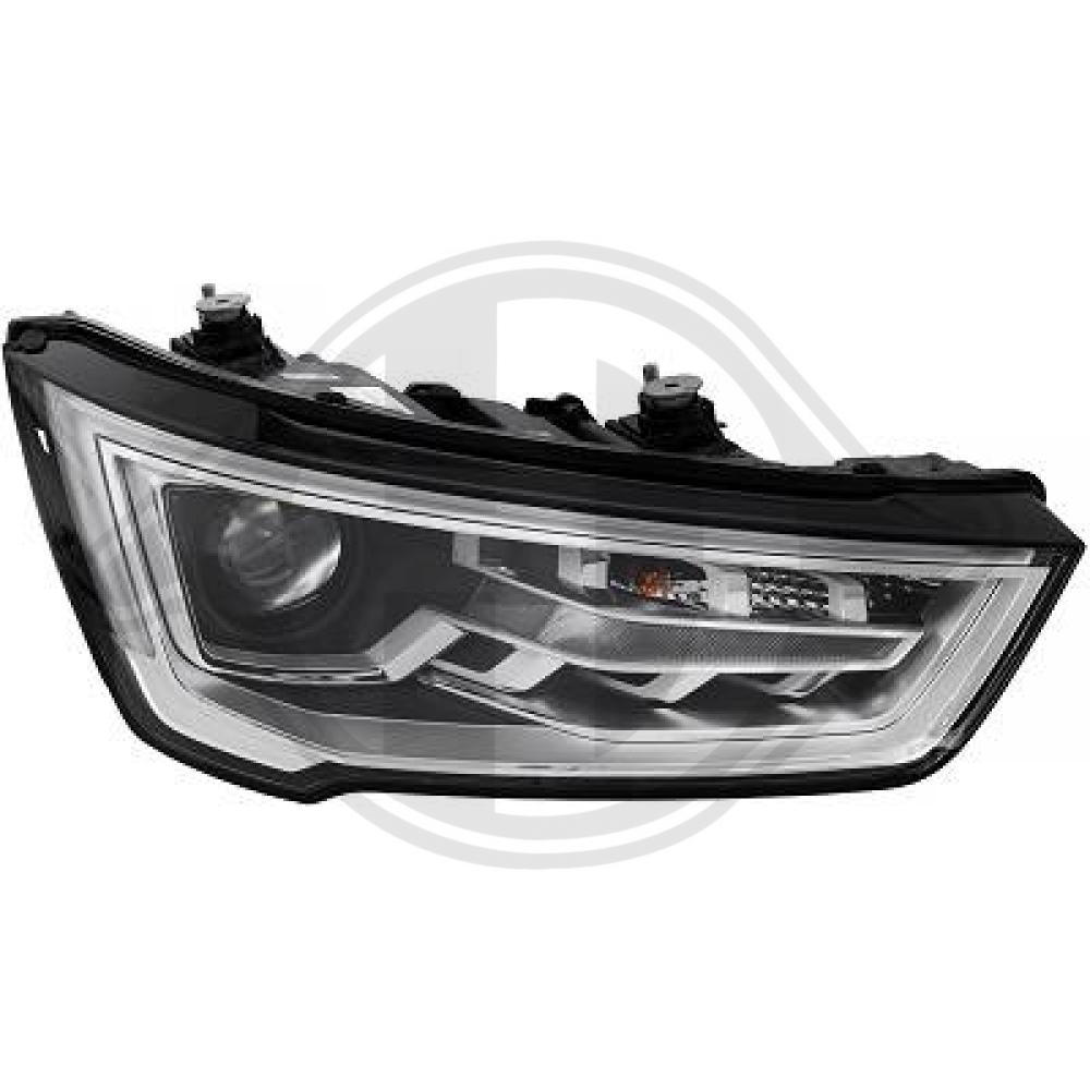 DIEDERICHS Forlygte 1080184 D3S (gasudladningspærer) højre for AUDI