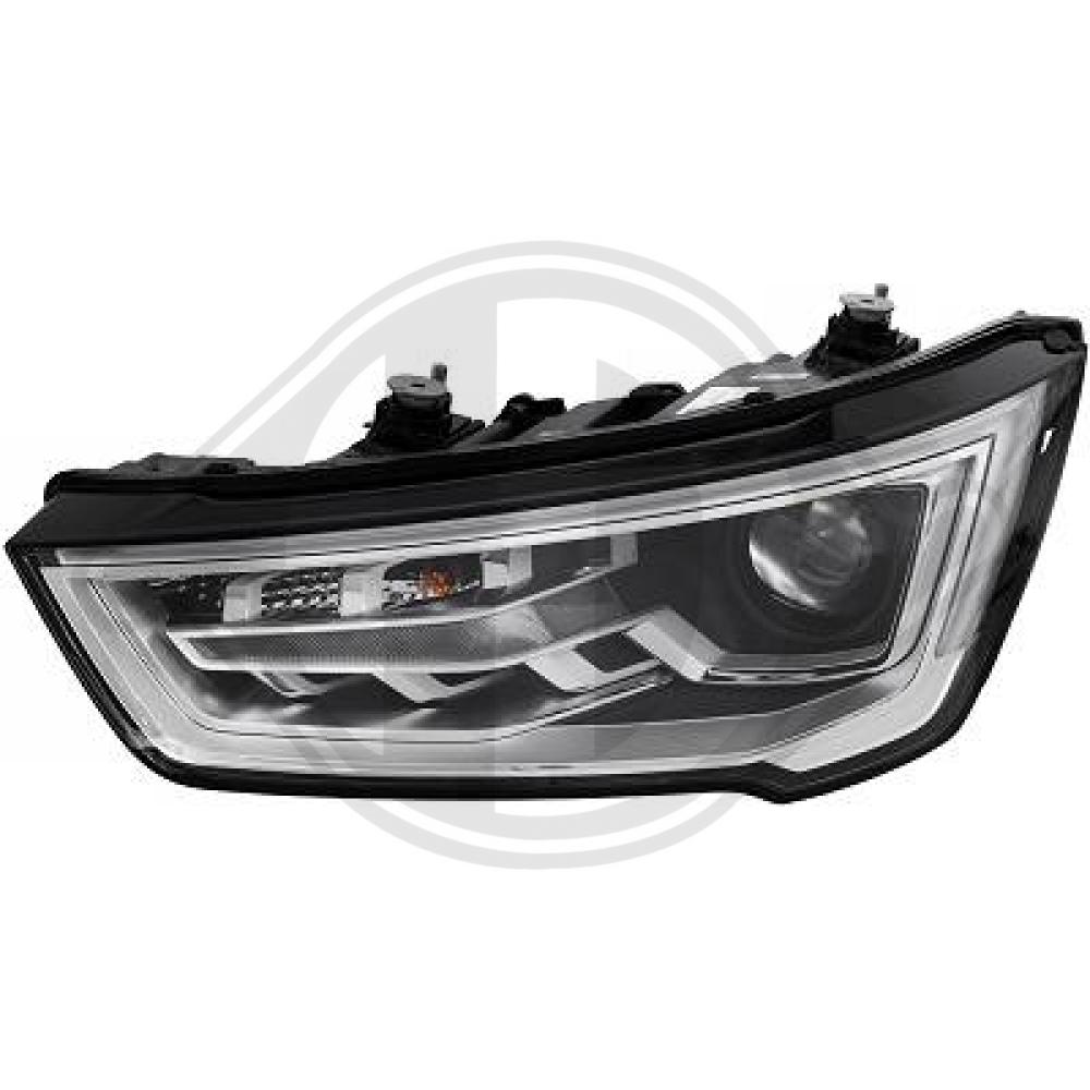 DIEDERICHS Forlygte 1080185 D3S (gasudladningspærer) venstre for AUDI