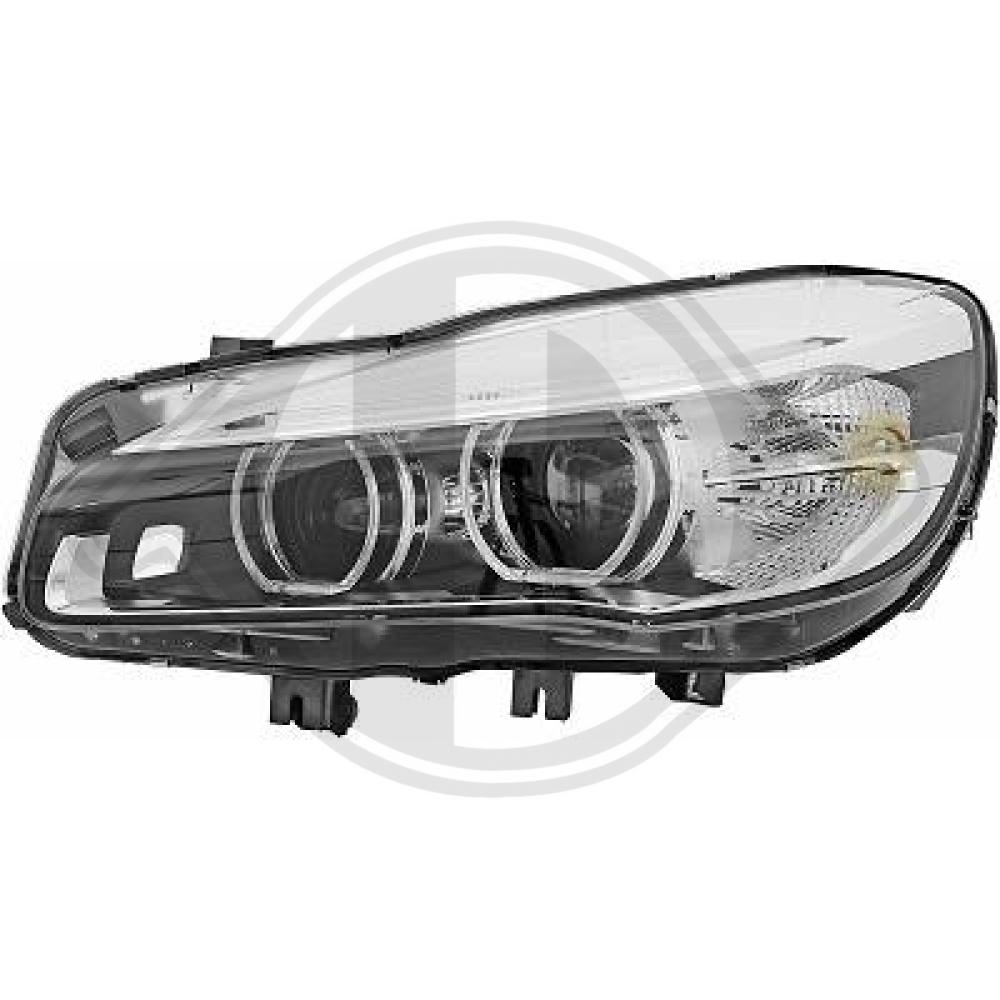 DIEDERICHS Forlygte 1240085 venstre for BMW