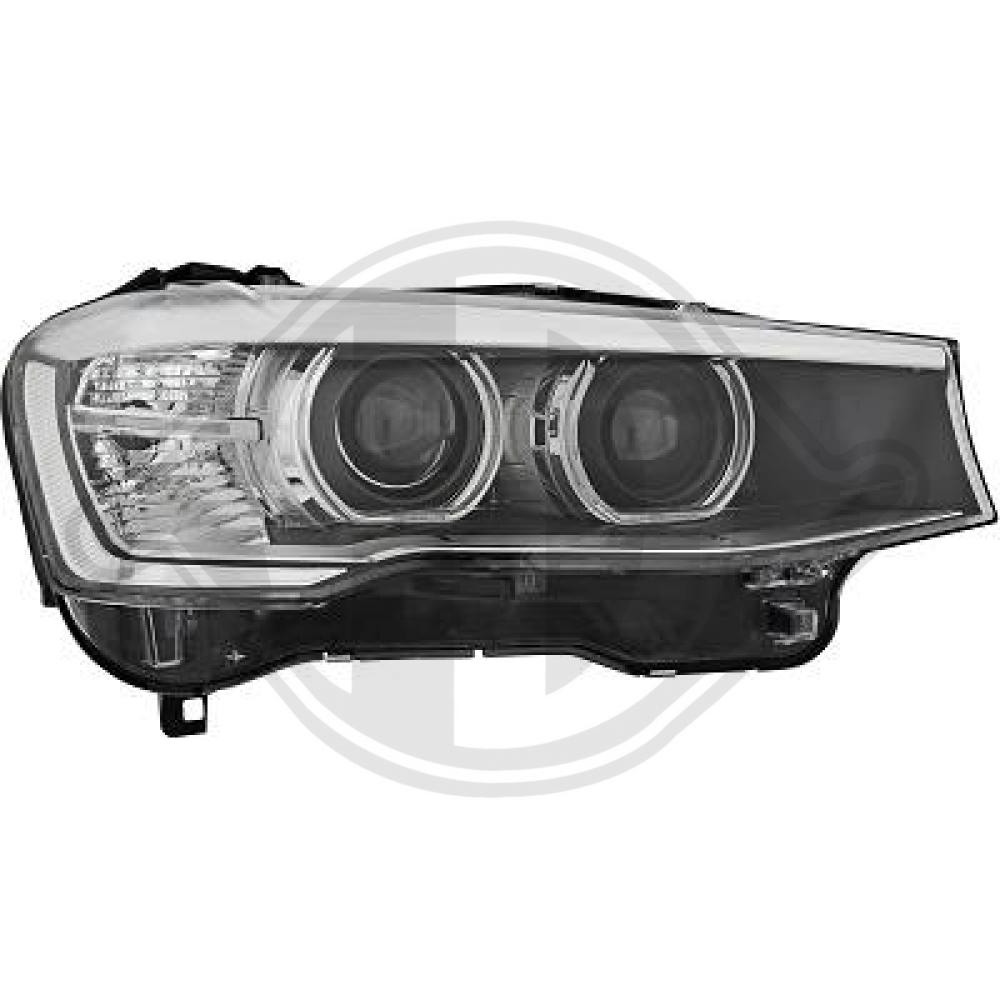DIEDERICHS Forlygte 1276184 PY21W højre for BMW
