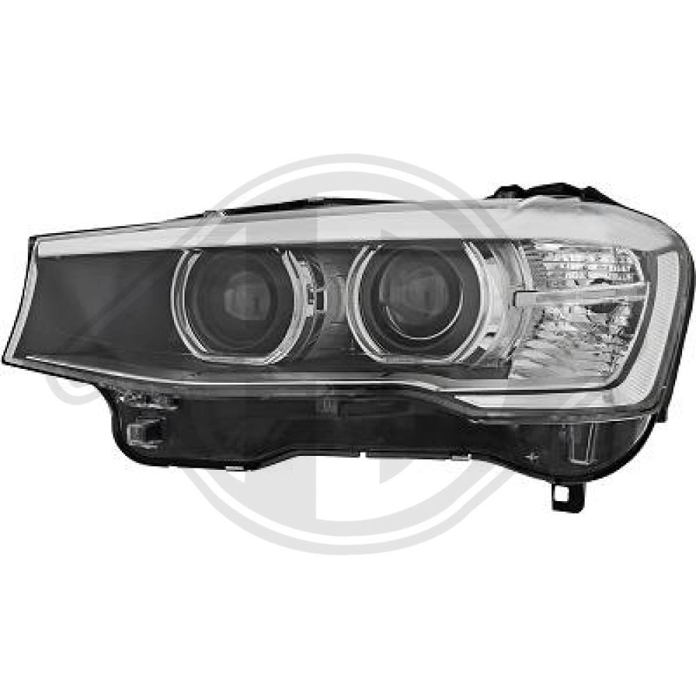 DIEDERICHS Forlygte 1276185 PY21W venstre for BMW
