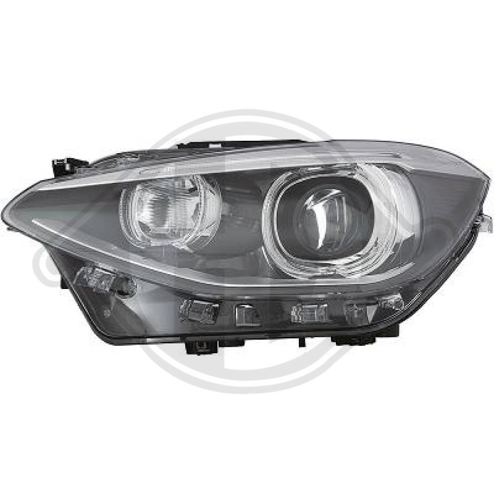 DIEDERICHS Forlygte 1281087 D1S (gasafladningslampe) venstre for BMW