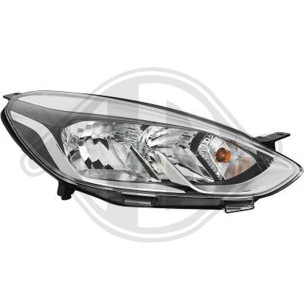 DIEDERICHS Forlygte 1407980 PY21W højre for FORD
