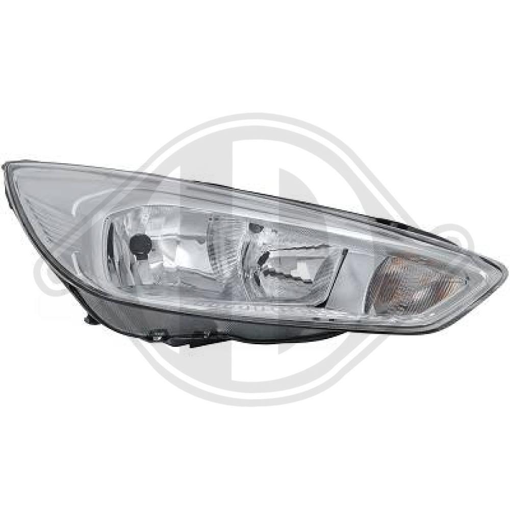 DIEDERICHS Forlygte 1419984 H7/H1 højre for FORD