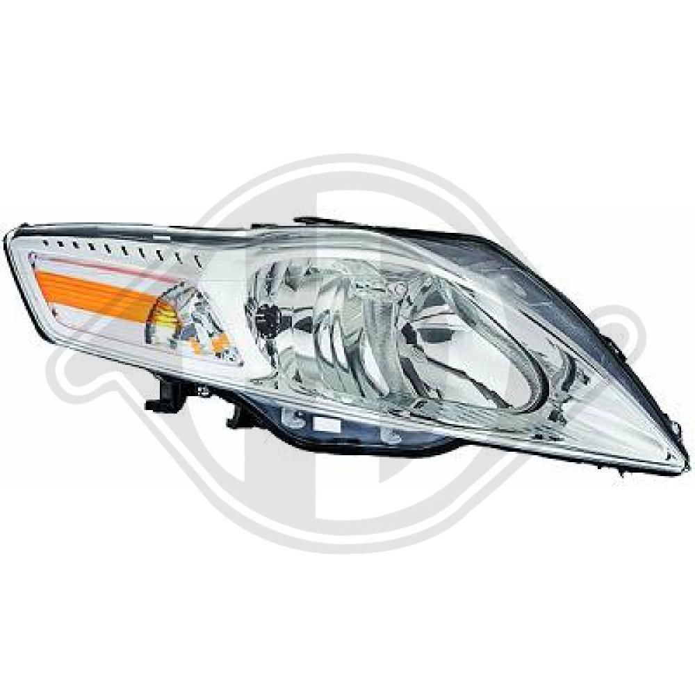 DIEDERICHS Forlygte 1428182 H7/H1 højre for FORD