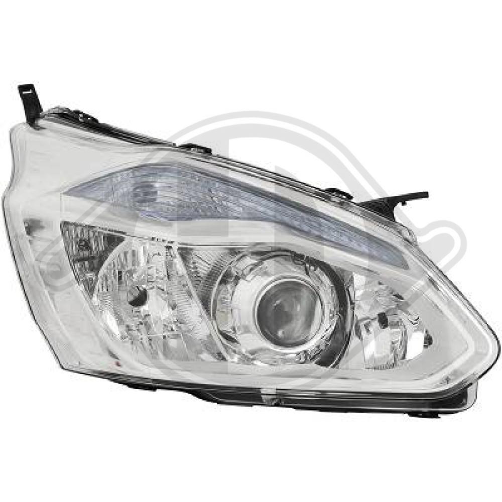 DIEDERICHS Forlygte 1456982 H15 højre for FORD