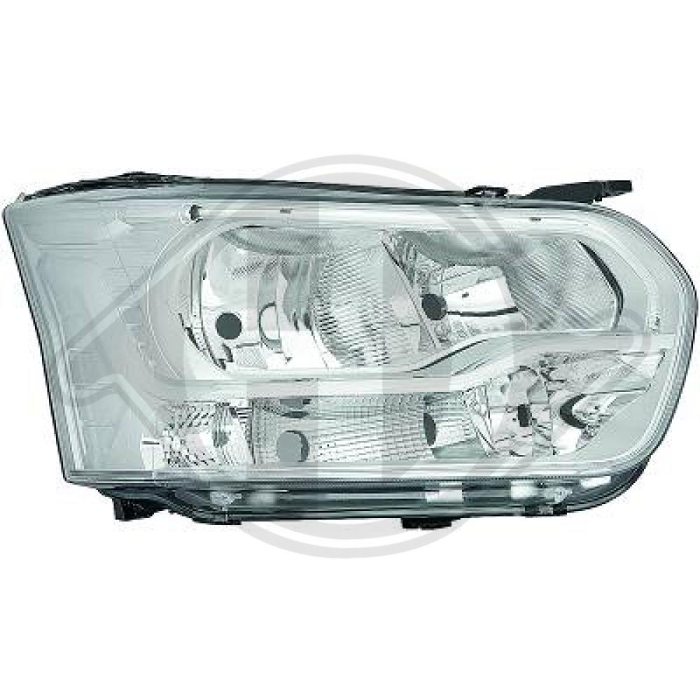 DIEDERICHS Forlygte 1457083 H15 venstre for FORD