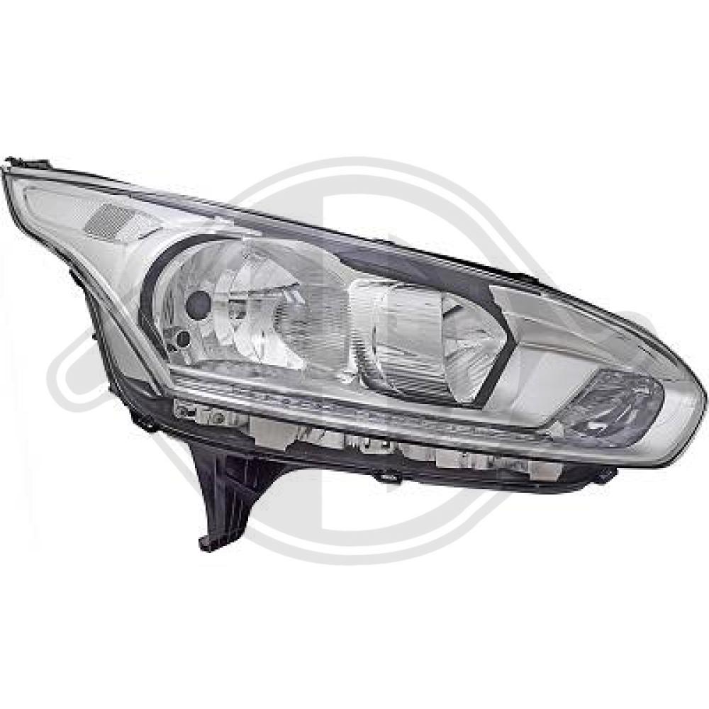 DIEDERICHS Forlygte 1455784 H7 højre for FORD