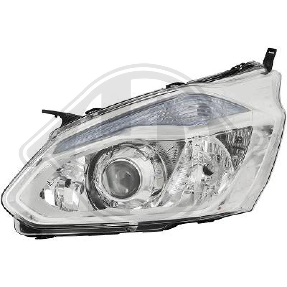 DIEDERICHS Forlygte 1456983 H15 venstre for FORD