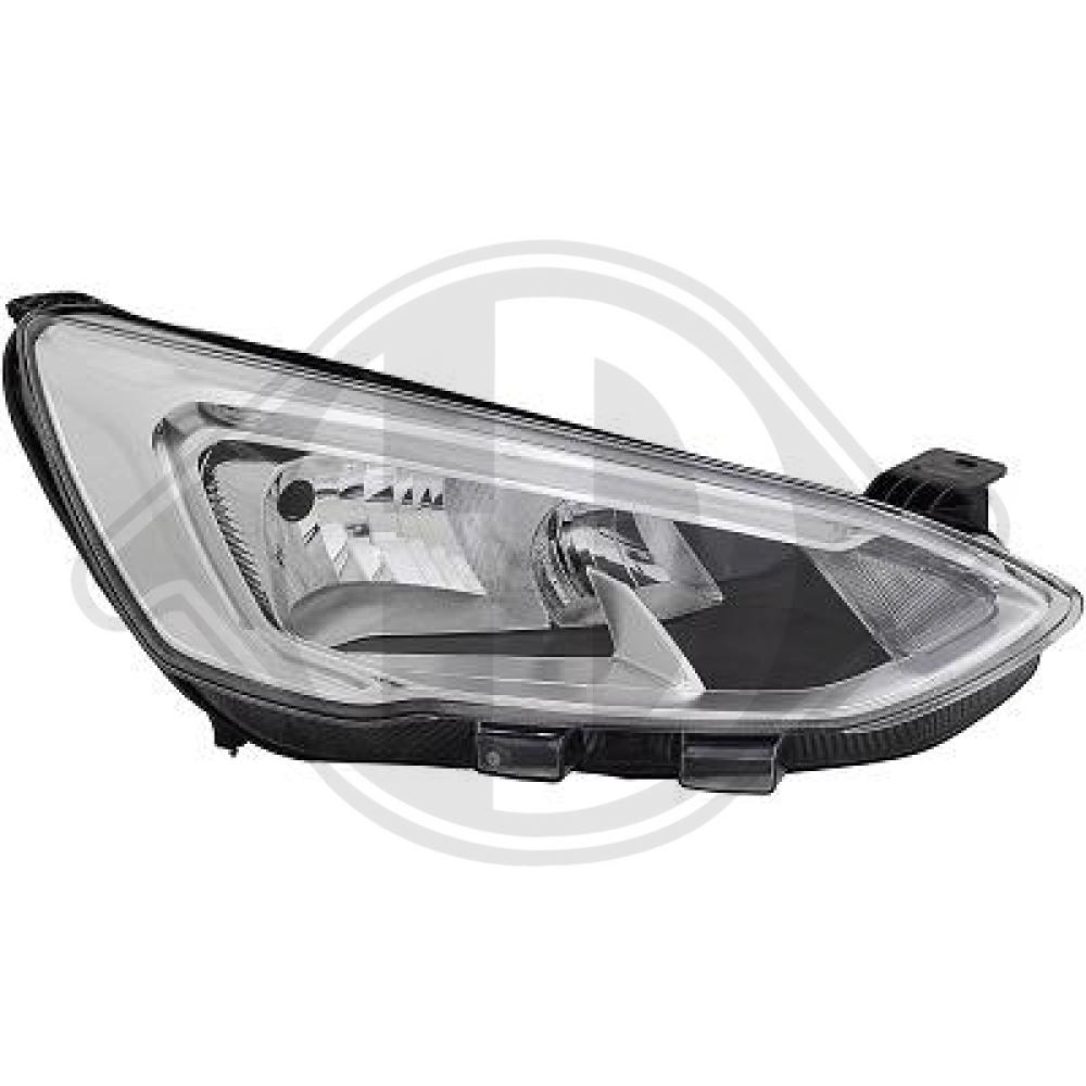 DIEDERICHS Forlygte 1530980 H7/H1 højre for FORD