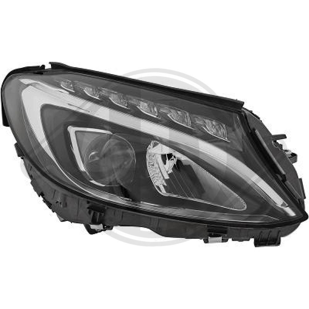 DIEDERICHS Forlygte 1673084 LED højre for MERCEDES-BENZ