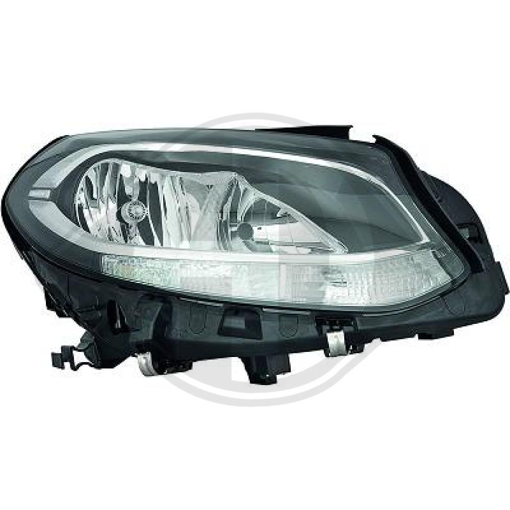 DIEDERICHS Forlygte 1686180 PY21W højre for MERCEDES-BENZ