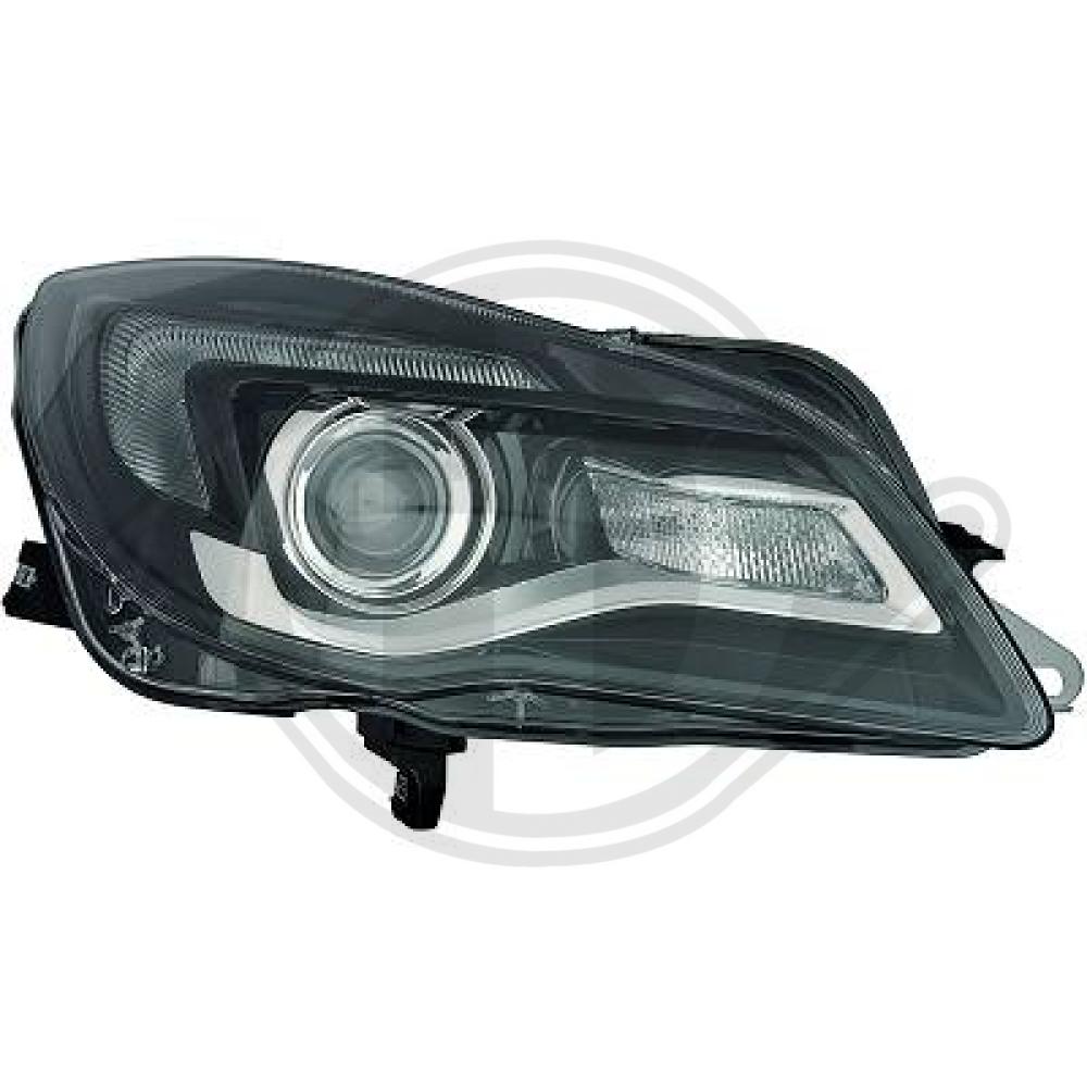 DIEDERICHS Forlygte 1827980 HIR2 højre for OPEL