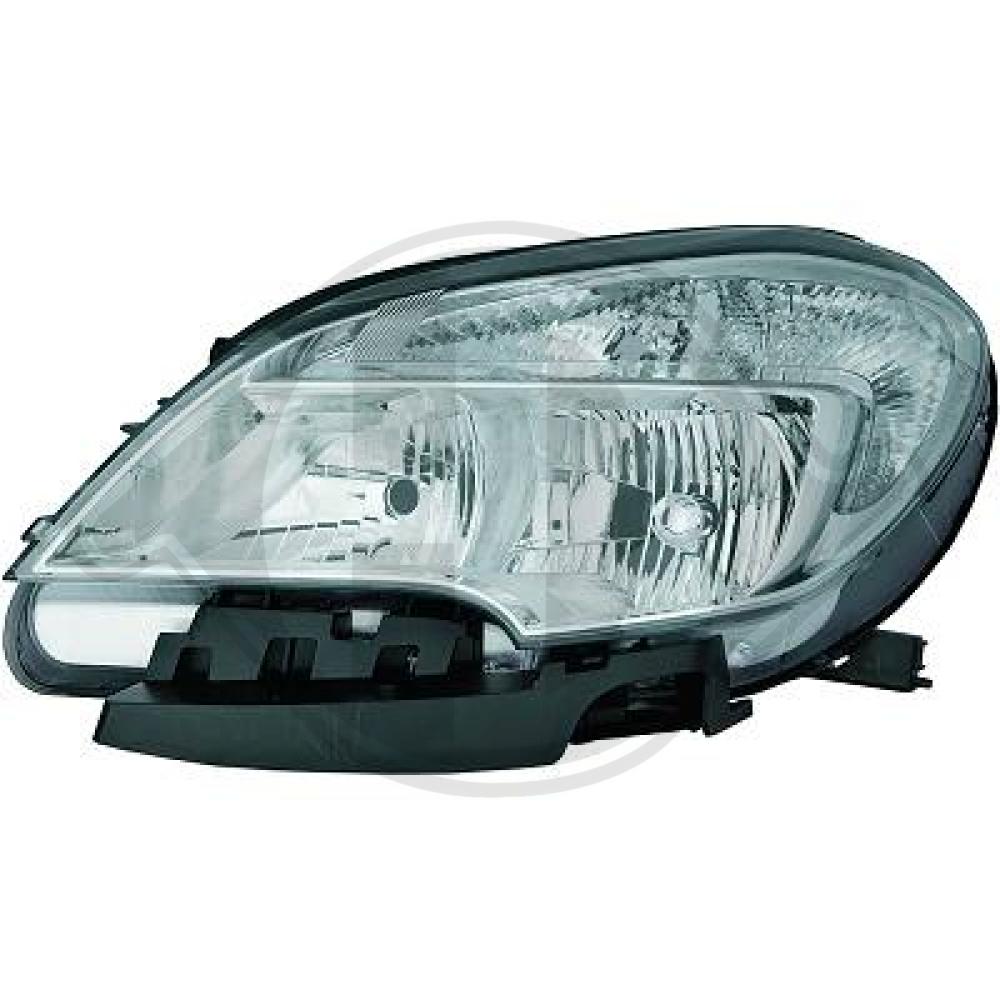 DIEDERICHS Forlygte 1835981 H7/HB3 venstre for OPEL