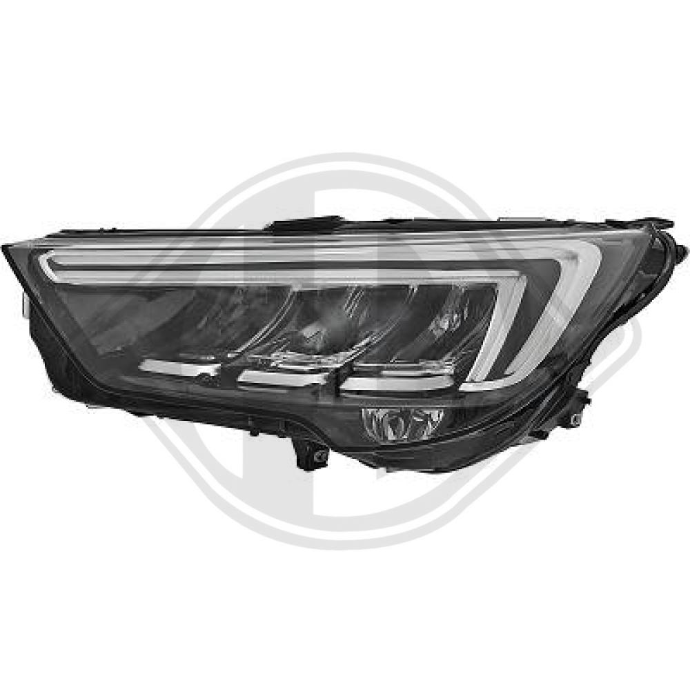 DIEDERICHS Forlygte 1877083 venstre for OPEL