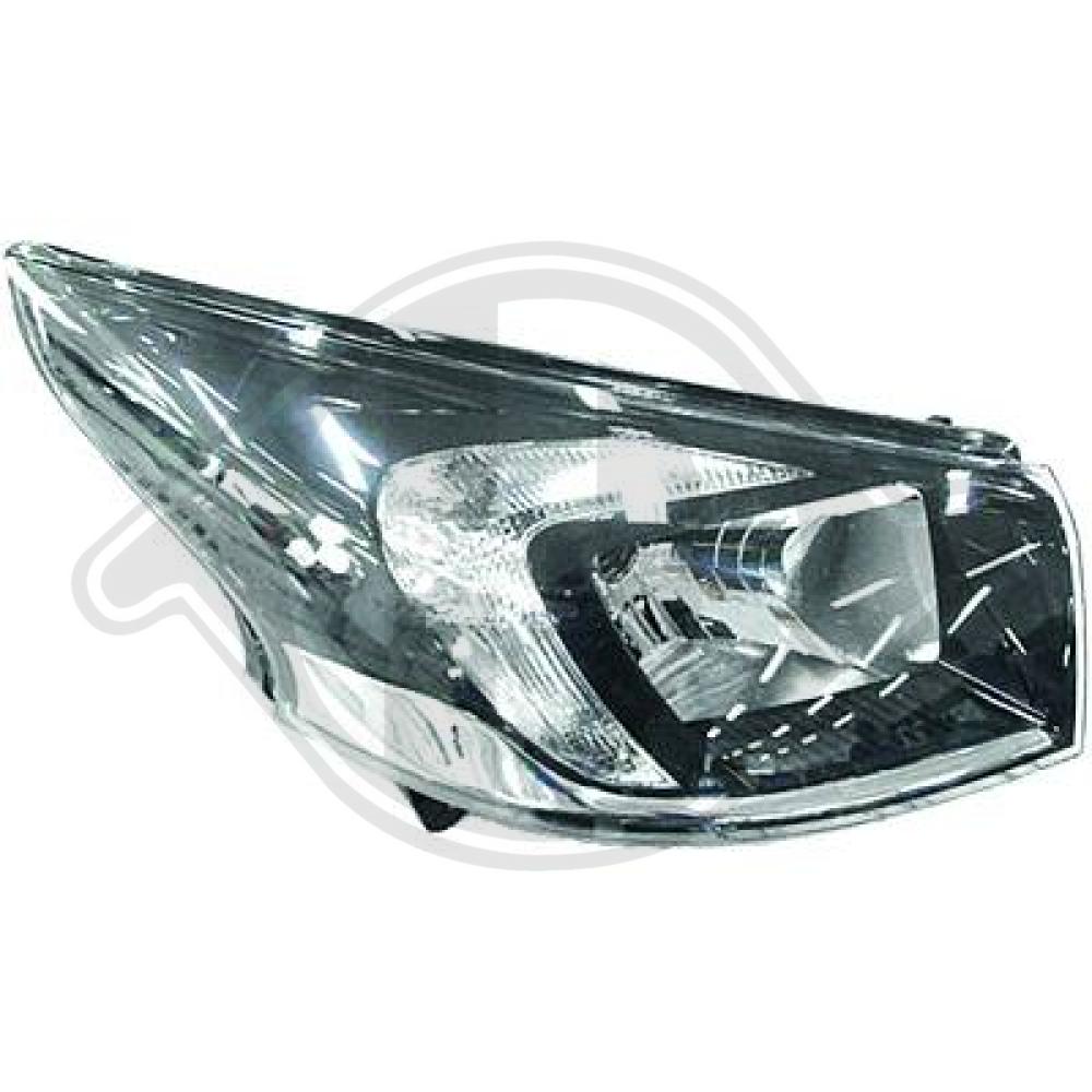 DIEDERICHS Forlygte 1897984 LED højre for OPEL