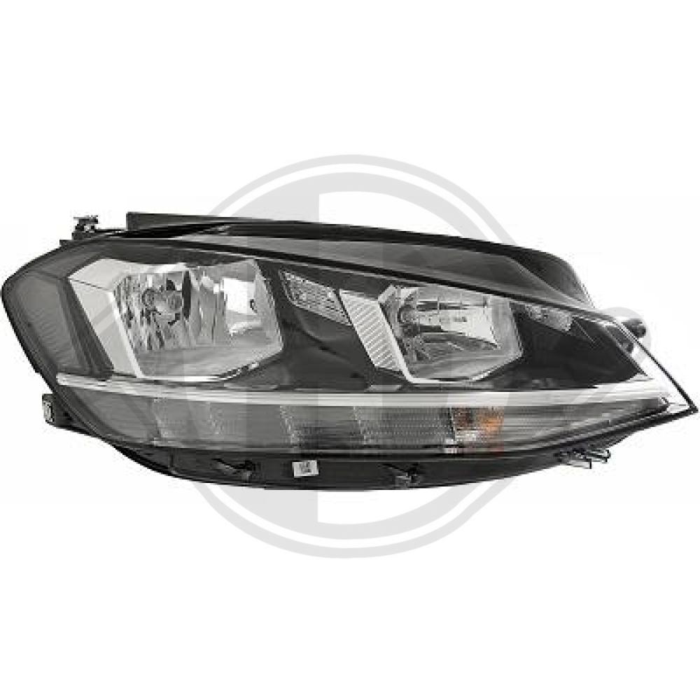 DIEDERICHS Forlygte 2217980 WY21W højre for VW