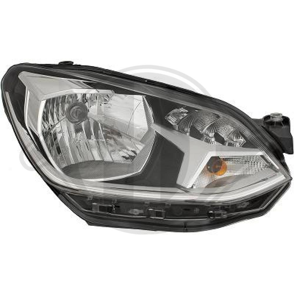 DIEDERICHS Forlygte 2236180 PY21W højre for VW