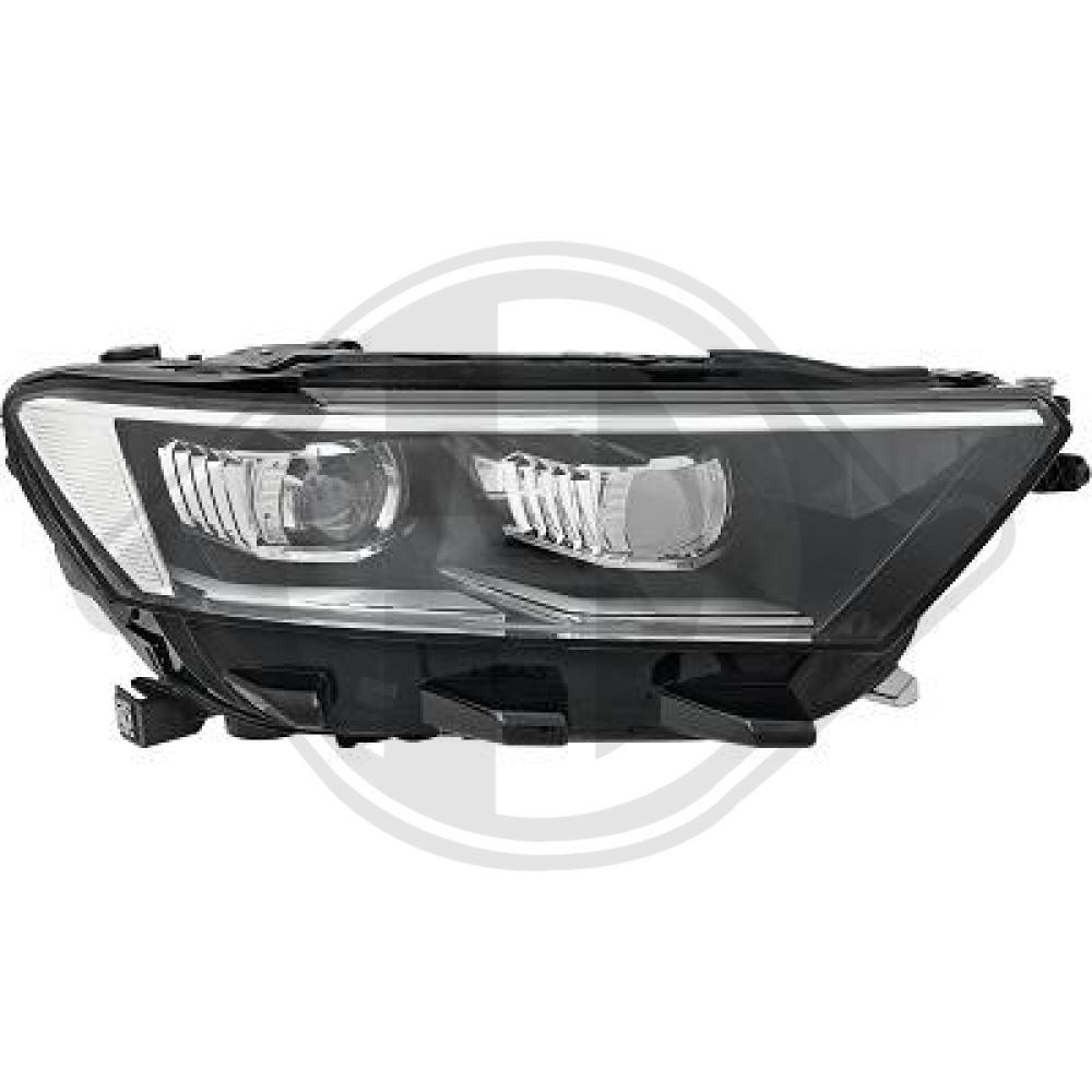 DIEDERICHS Forlygte 2240882 LED højre for VW