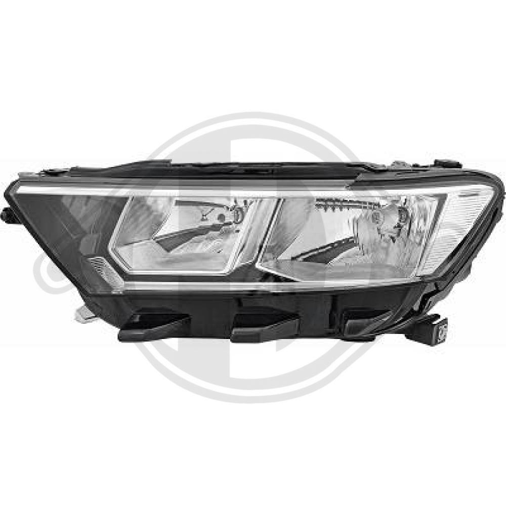 DIEDERICHS Forlygte 2240881 H7/H7 venstre for VW