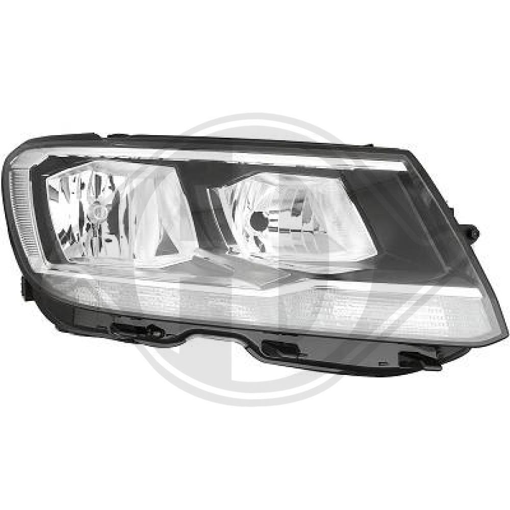 DIEDERICHS Forlygte 2256980 PW24W højre for VW