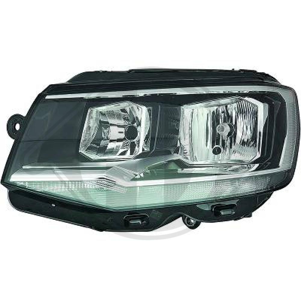 DIEDERICHS Forlygte 2274983 W21W venstre for VW