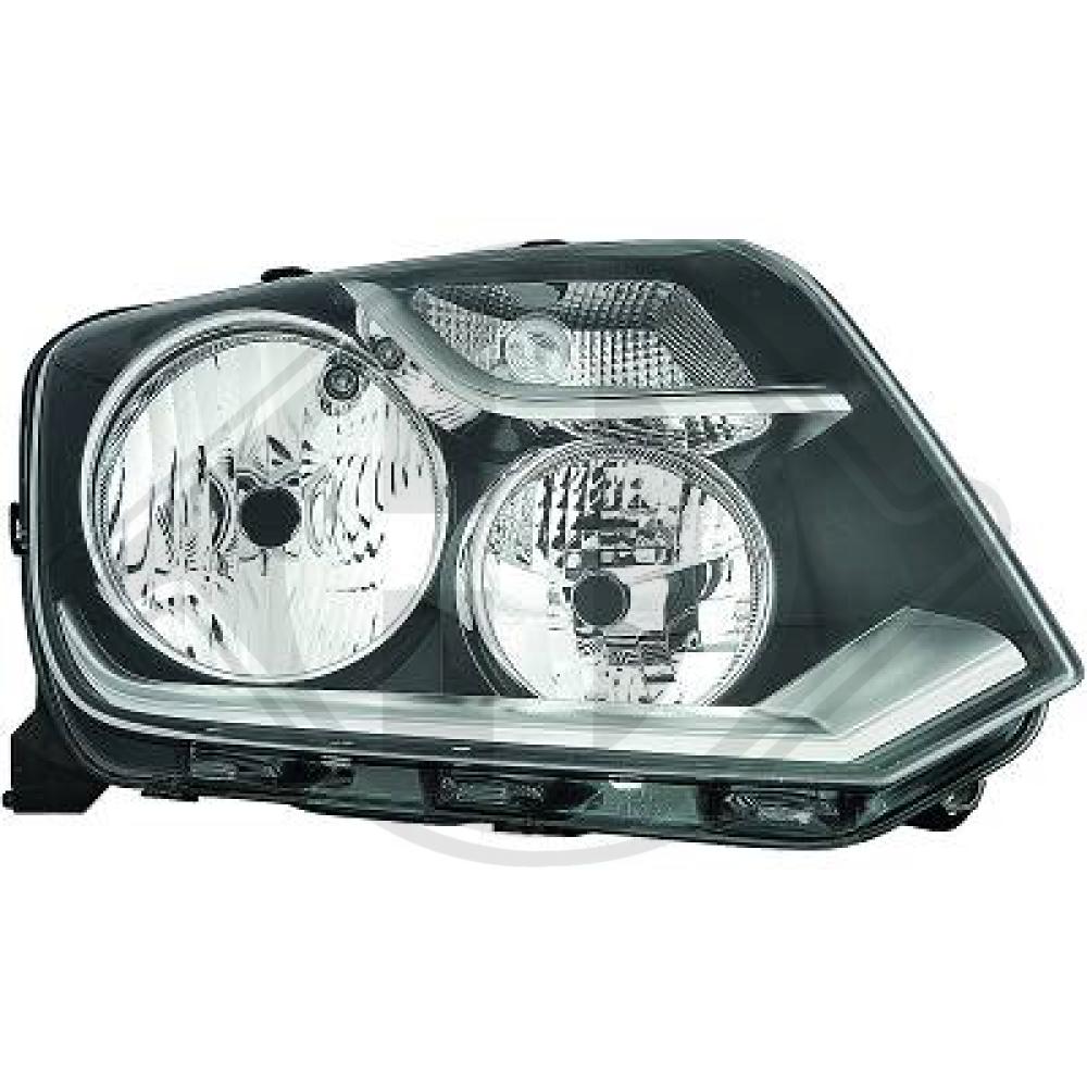 DIEDERICHS Forlygte 2275181 H7 venstre for VW
