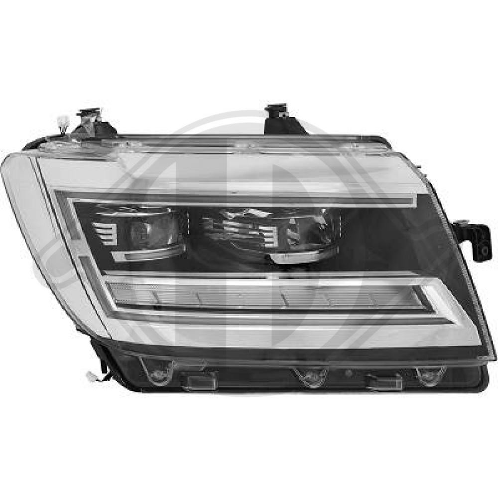 DIEDERICHS Forlygte 2282082 H21W højre for VW