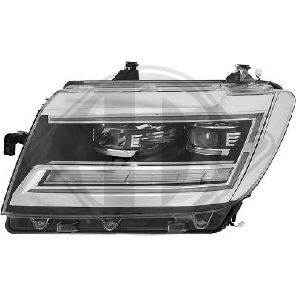 DIEDERICHS Forlygte 2282083 H21W venstre for VW