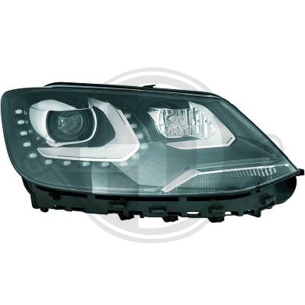 DIEDERICHS Forlygte 2291084 H7 højre for VW