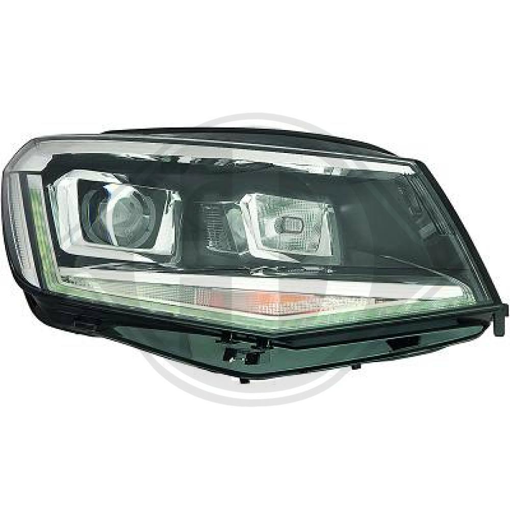 DIEDERICHS Forlygte 2297684 W21/5W højre for VW