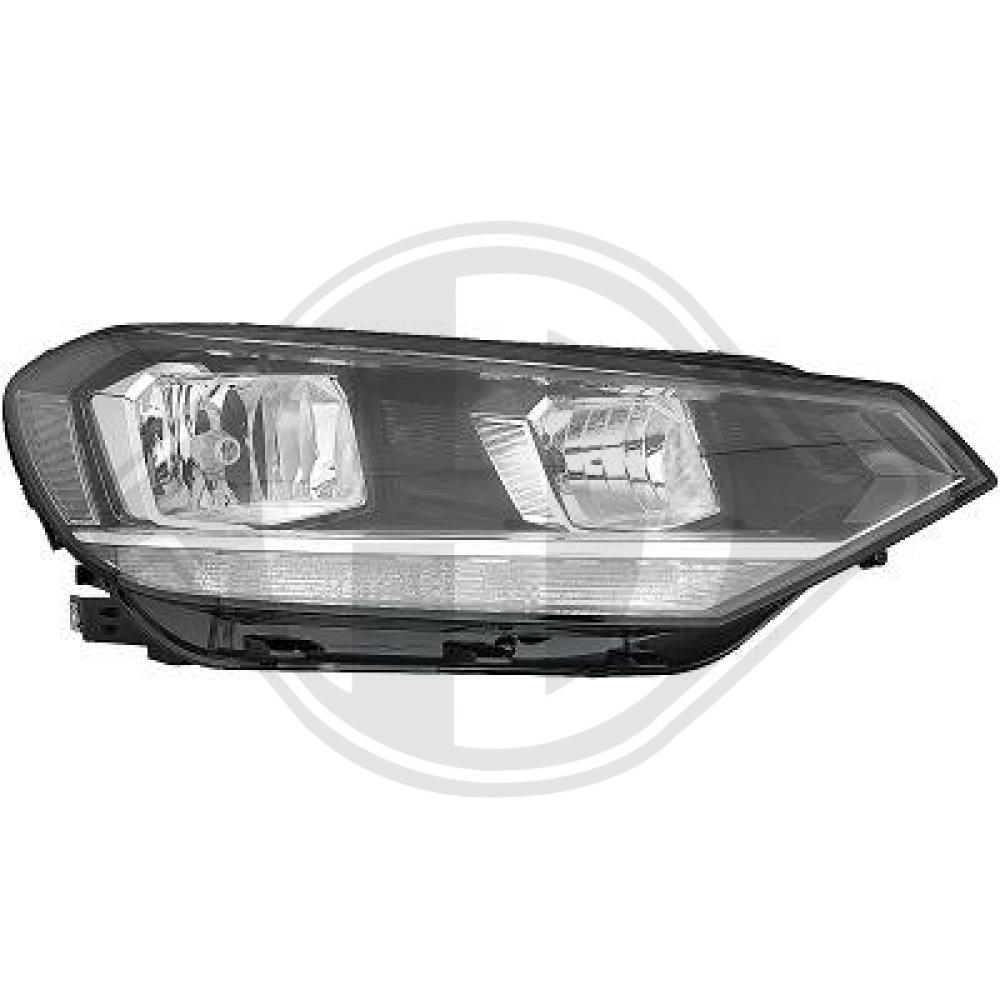 DIEDERICHS Forlygte 2297980 PW24W højre for VW