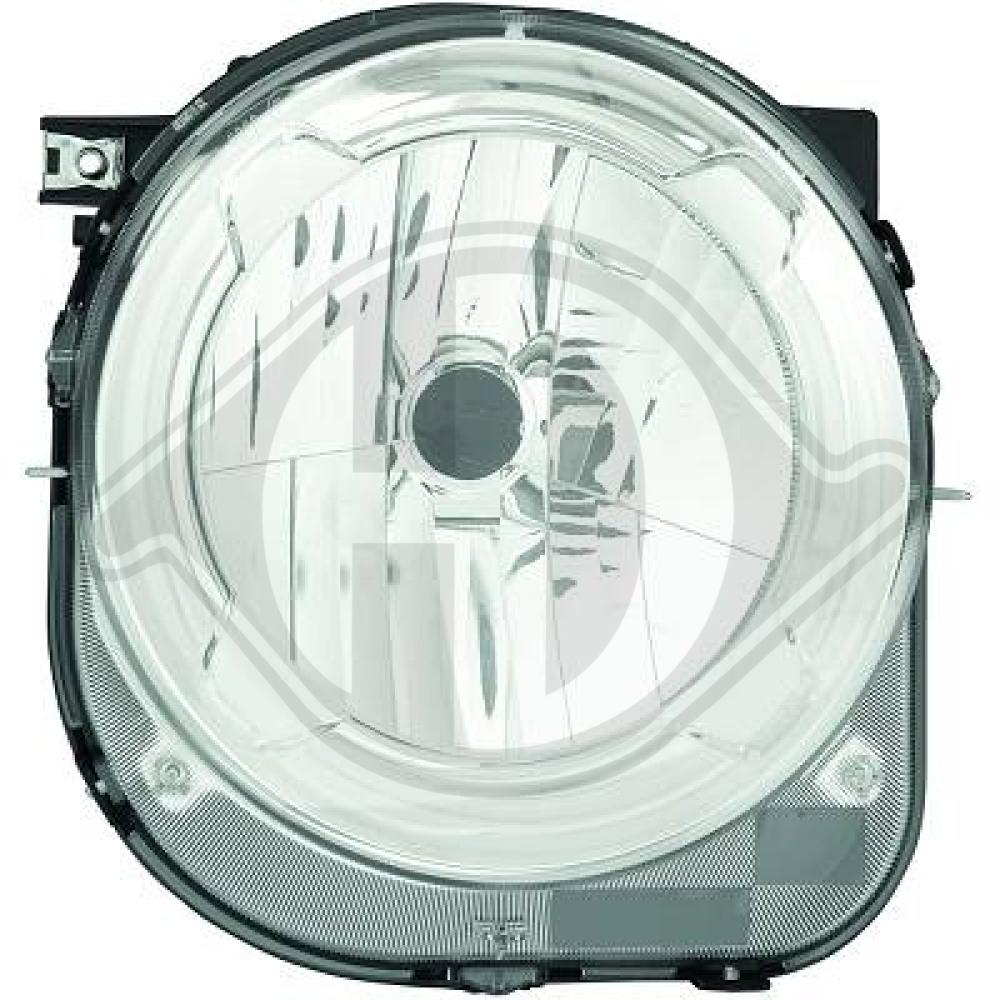 DIEDERICHS Forlygte 2660080 H4 højre for CHRYSLER