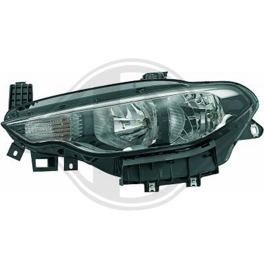 DIEDERICHS Forlygte 3464981 PY21W venstre for FIAT