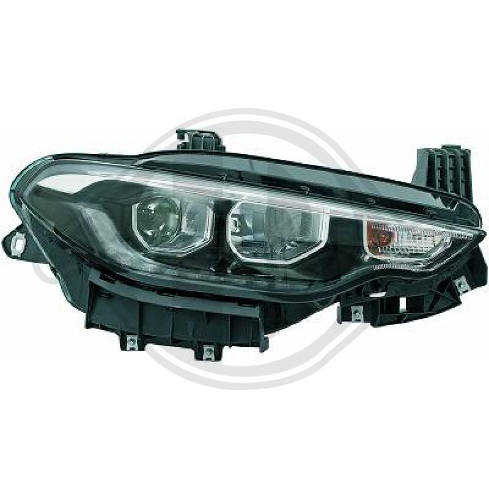 DIEDERICHS Forlygte 3464082 PY21W højre for FIAT
