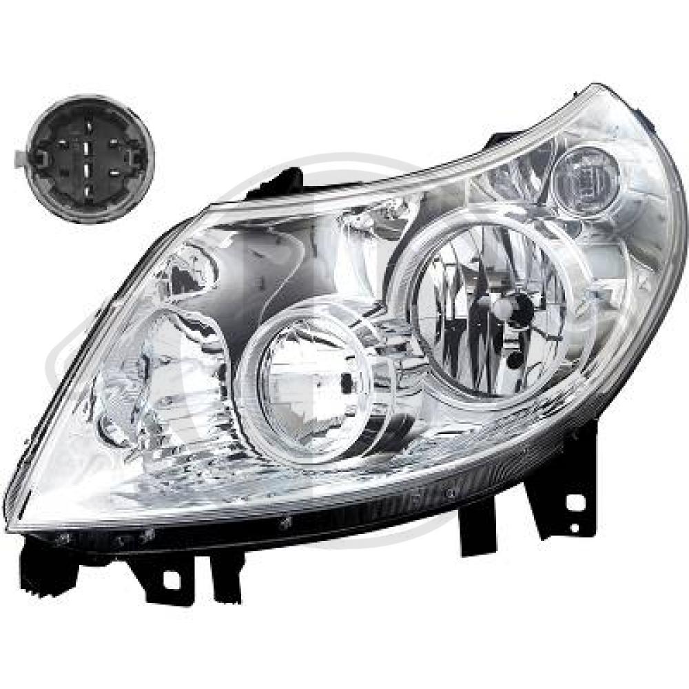 DIEDERICHS Forlygte 3484283 H7 venstre for FIAT