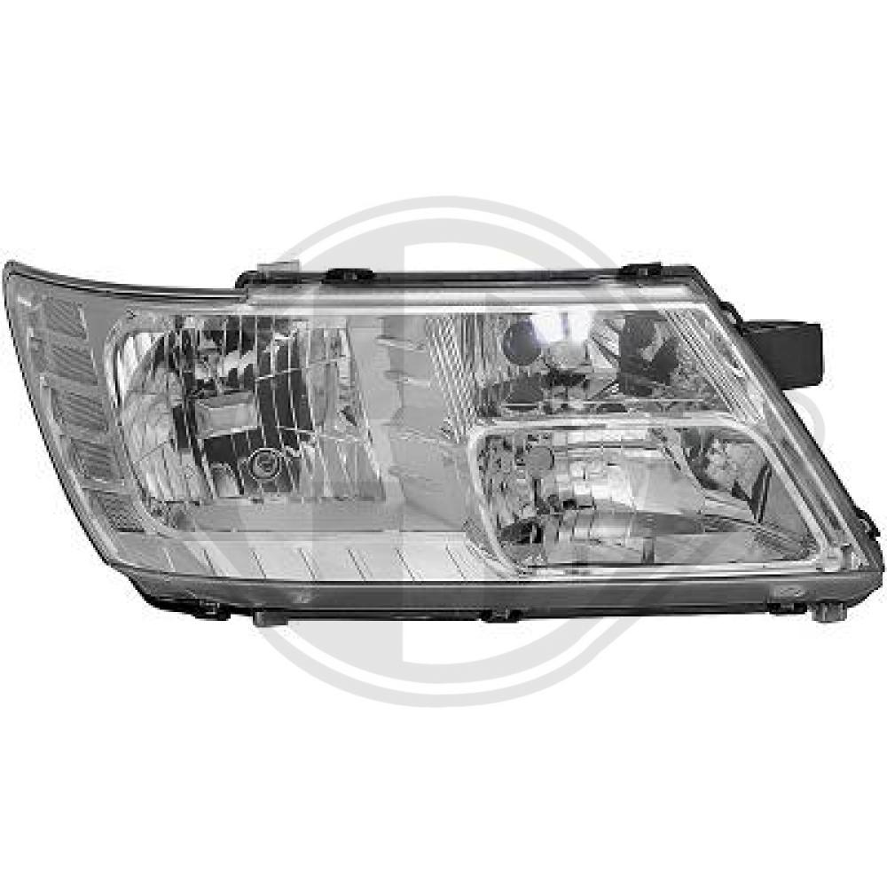 DIEDERICHS Forlygte 3570080 H11/HB3 højre for CHRYSLER FIAT