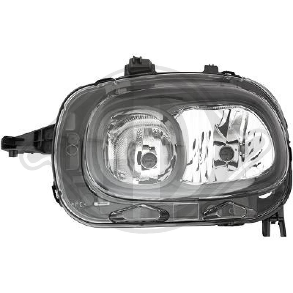 DIEDERICHS Forlygte 4007083 H7/H7 venstre for CITROËN
