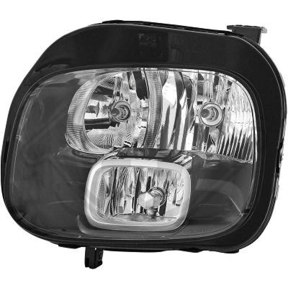 DIEDERICHS Forlygte 4007685 H7/H7 venstre for CITROËN