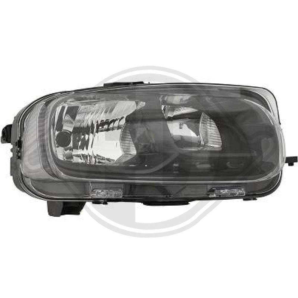 DIEDERICHS Forlygte 4014882 H7/H1 højre for PEUGEOT