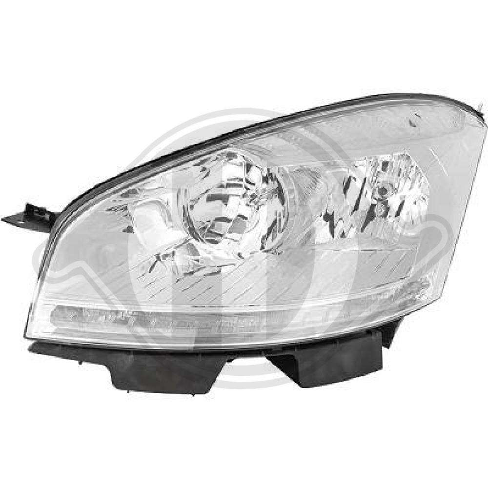 DIEDERICHS Forlygte 4072883 H21W venstre for CITROËN