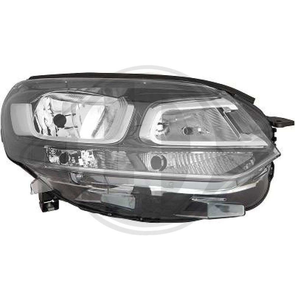 DIEDERICHS Forlygte 4098080 PY21W højre for OPEL