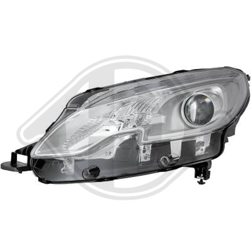 DIEDERICHS Forlygte 4227683 H7 venstre for PEUGEOT