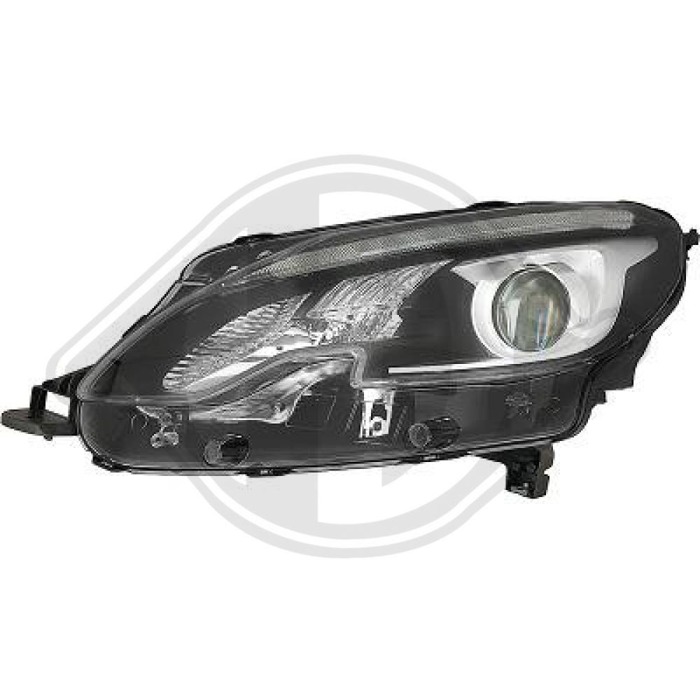 DIEDERICHS Forlygte 4227783 H7 venstre for PEUGEOT